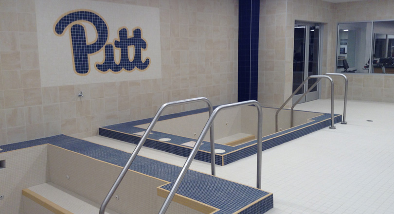 Pitt Panthers’ Hydrotherapy Area, UPMC Rooney Sports Complex